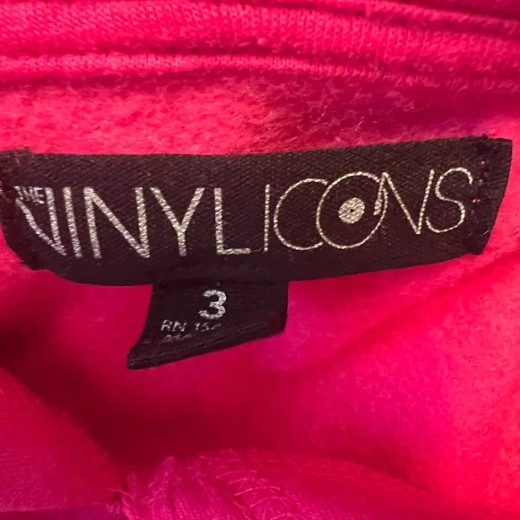 Torrid 3 (3x 22/24) Paul Frank Monkey Punk Retro Cozy Fleece Hoodie Sweatshirt - Picture 7 of 10